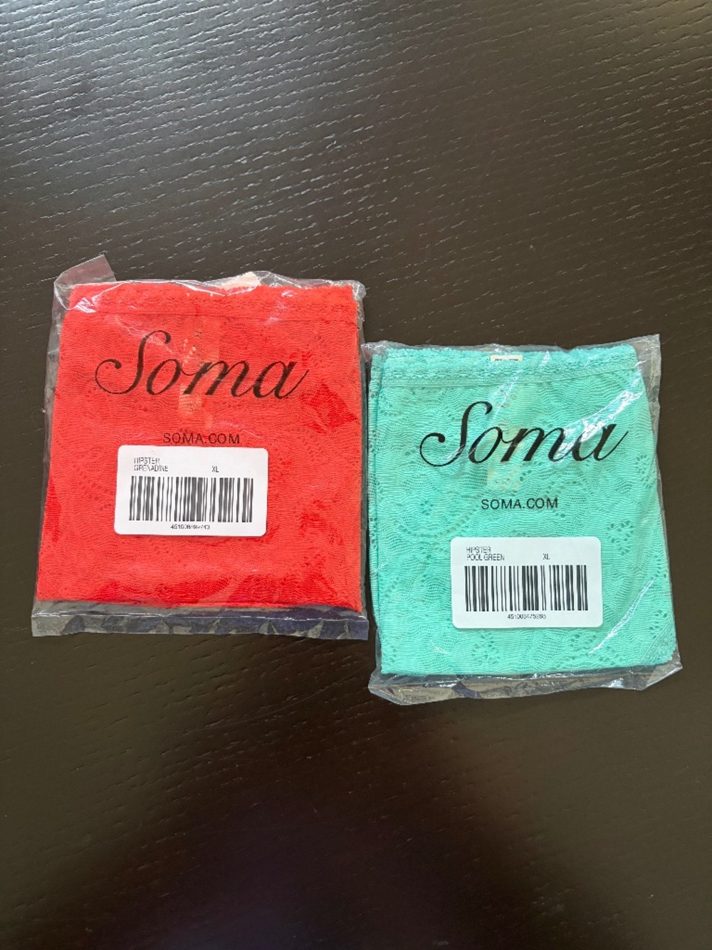 2 Soma Enticing All Over Lace Hipsters, NWT, XL